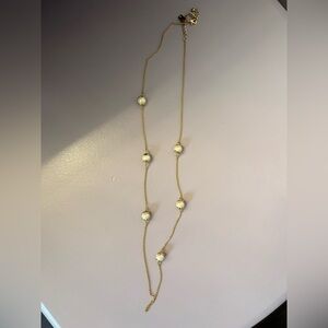 Kate Spade Pretty Pearly Scatter Gold Necklace